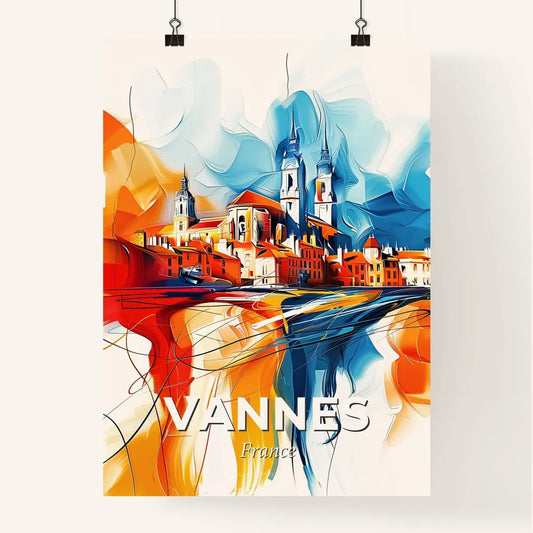 Vibrant Vannes, France Poster