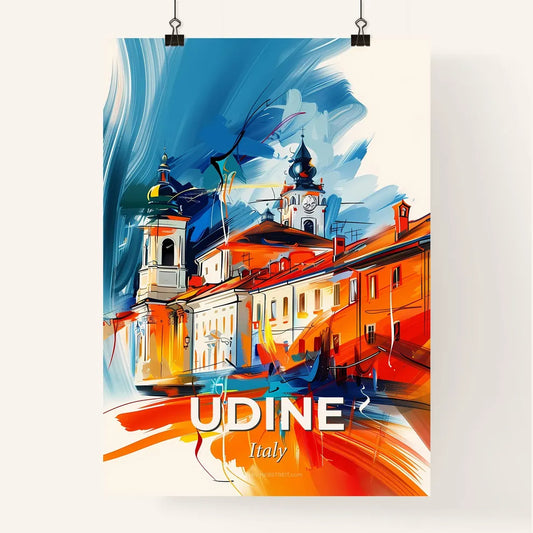 Vibrant Udine, Italy Poster