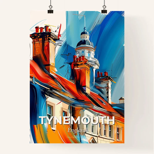 Vibrant Tynemouth, England Poster
