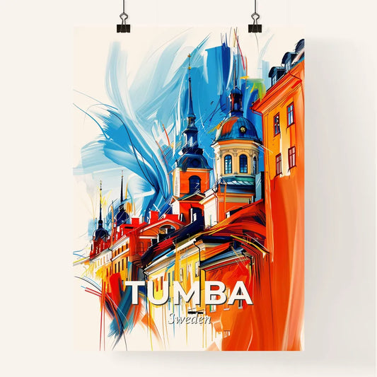 Vibrant Tumba, Sweden Poster