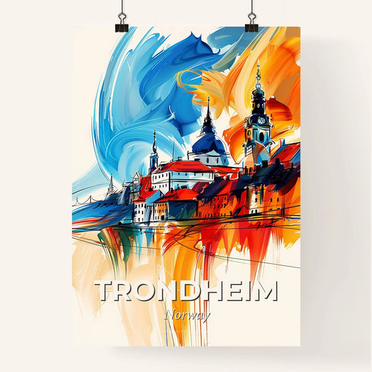 Vibrant Trondheim, Norway Poster