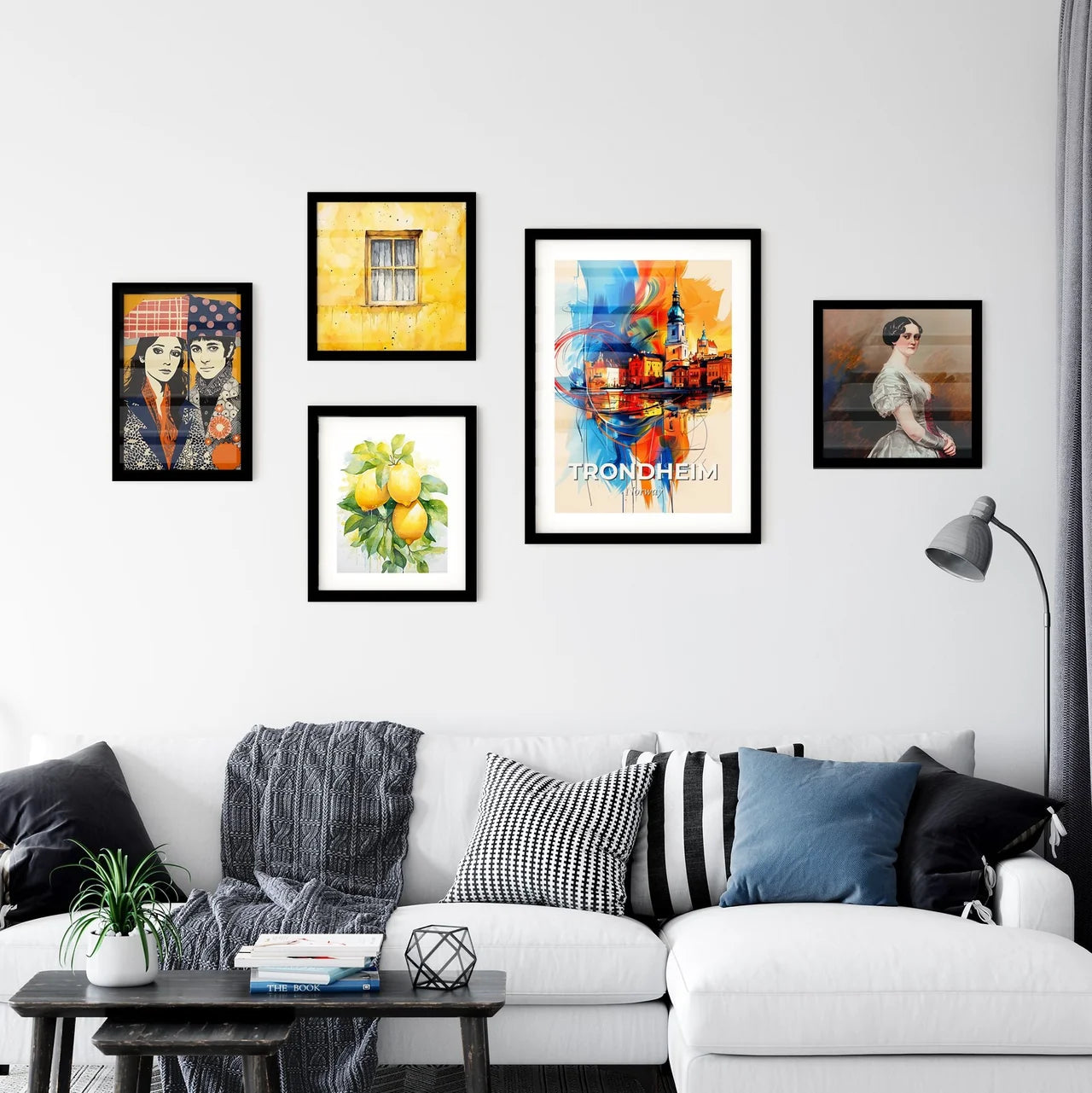 Vibrant Trondheim, Norway Wall Art Collection