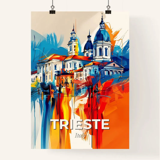 Vibrant Trieste , Italy Poster