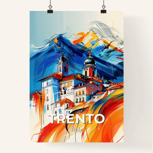 Vibrant Trento, Italy Poster