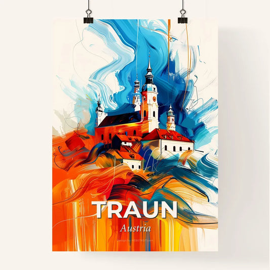 Vibrant Traun, Austria Poster