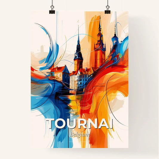 Vibrant Tournai , Belgium Poster