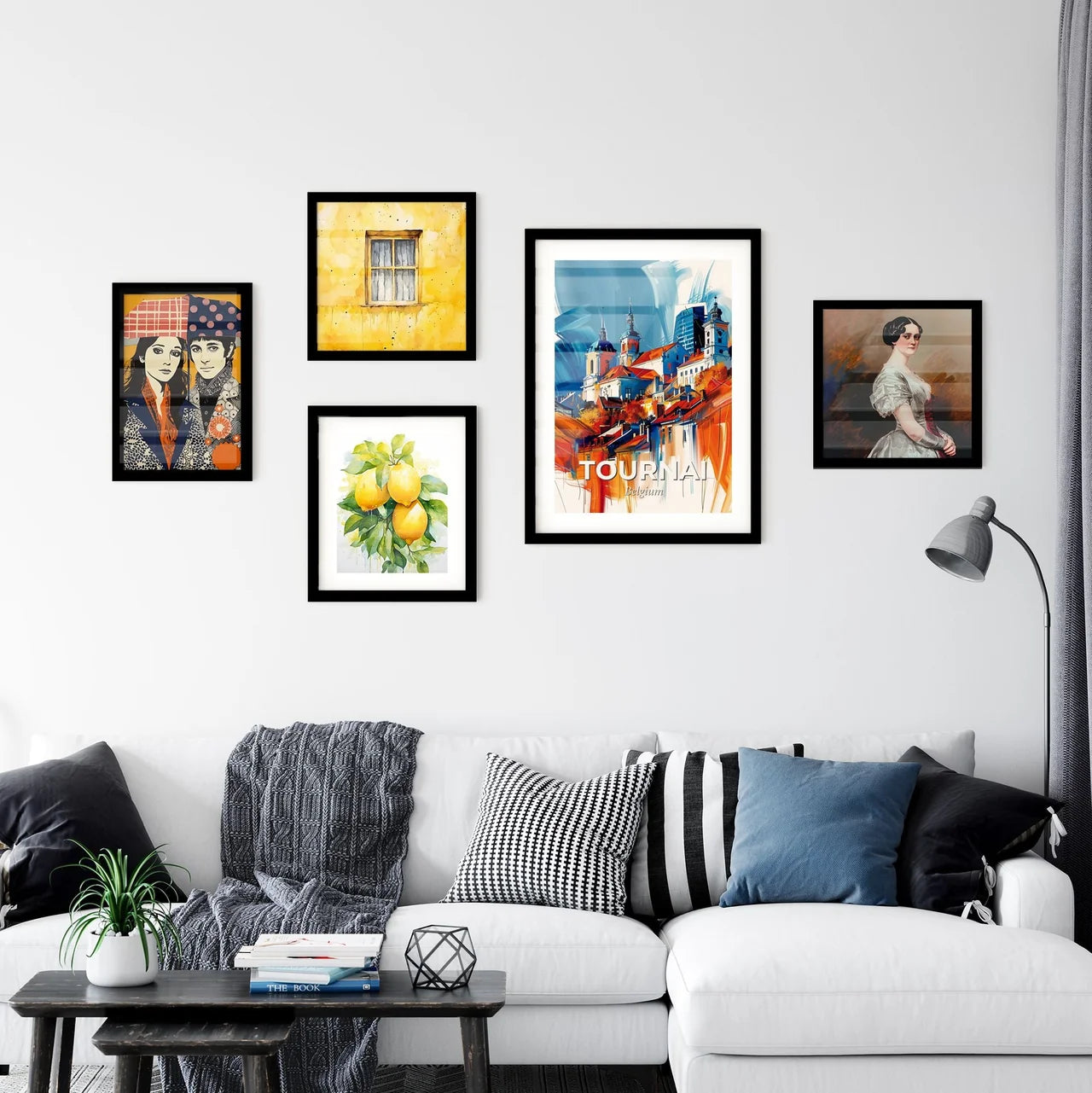 Vibrant Tournai , Belgium Wall Art Collection