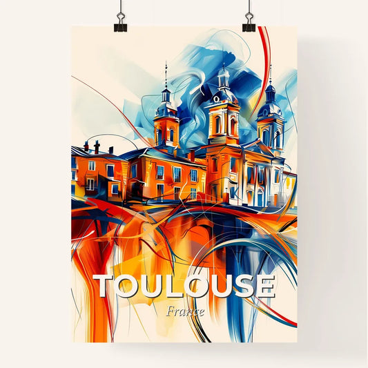 Vibrant Toulouse, France Poster