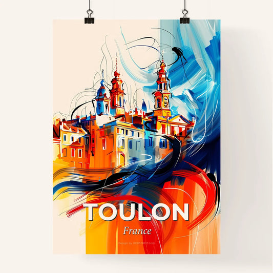 Vibrant Toulon, France Poster