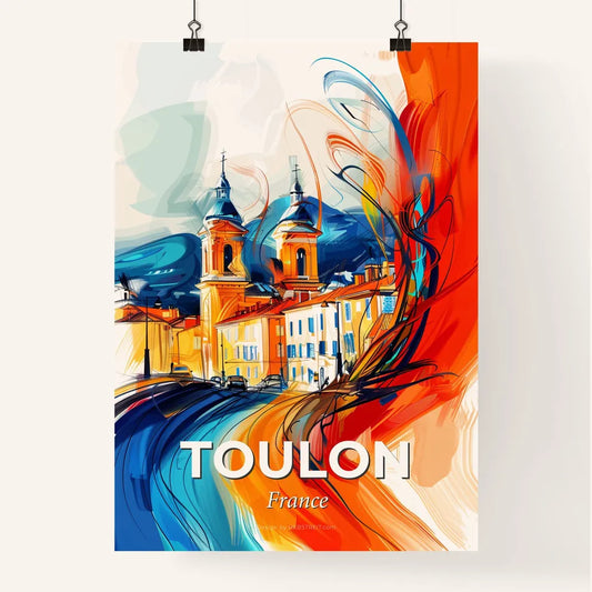 Vibrant Toulon, France Poster