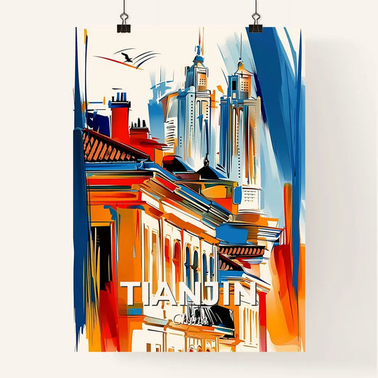 Vibrant Tianjin, China Poster