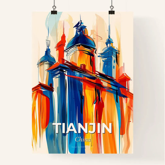 Vibrant Tianjin, China Poster