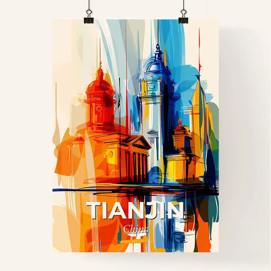 Vibrant Tianjin, China Poster