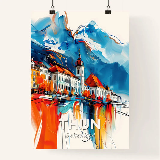 Vibrant Thun, Switzerland Poster