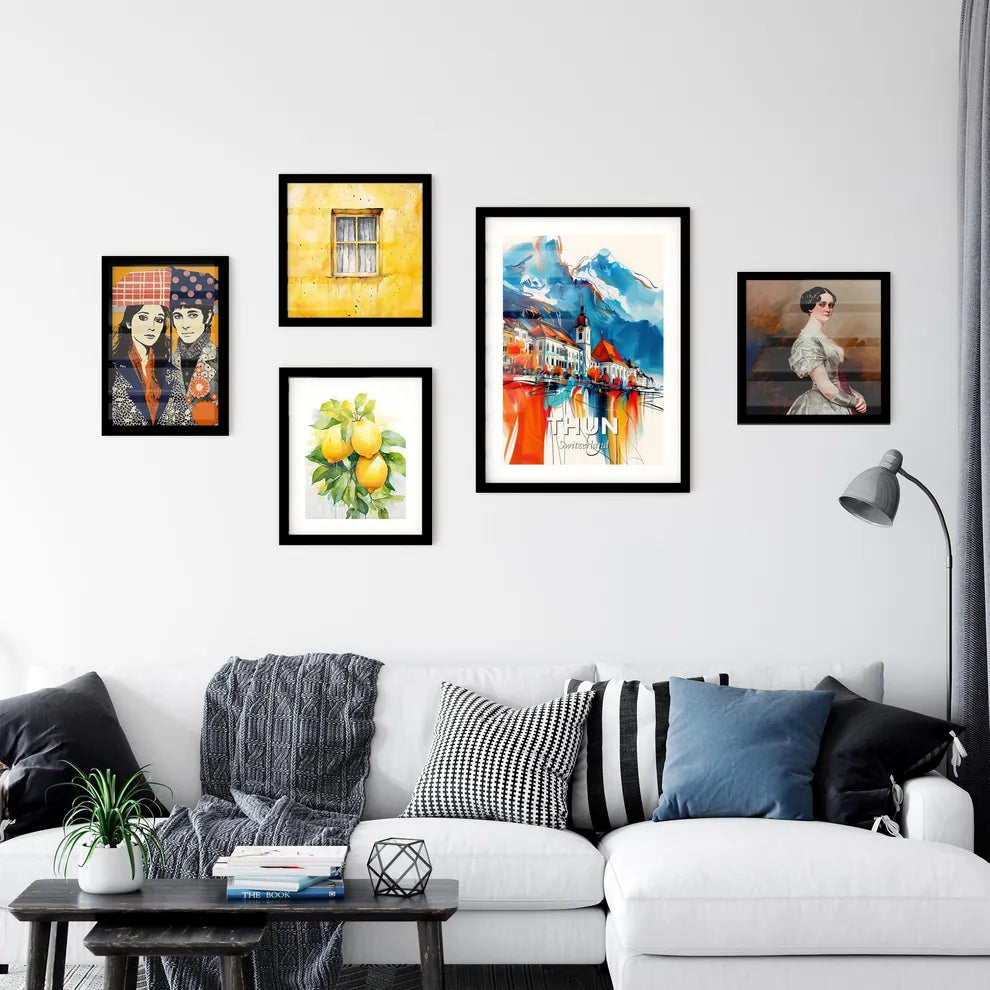 Vibrant Thun, Switzerland Wall Art Collection