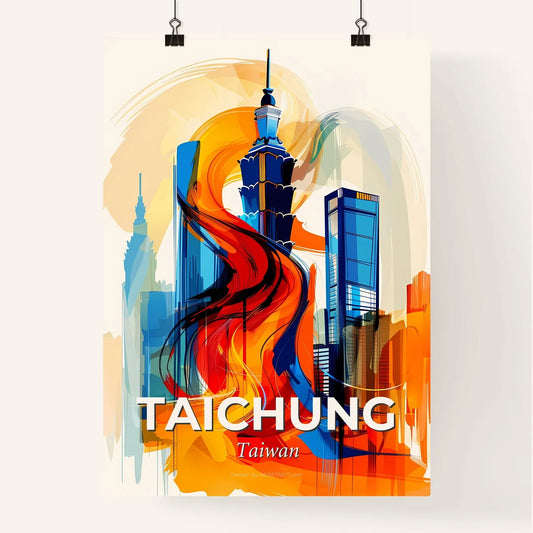 Vibrant Taichung, Taiwan Poster