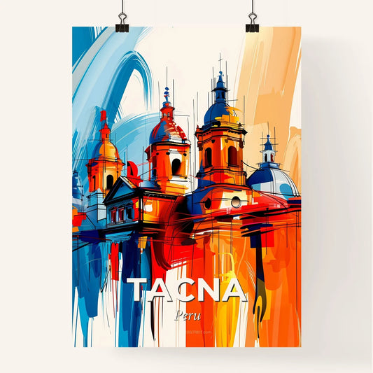 Vibrant Tacna, Peru Poster