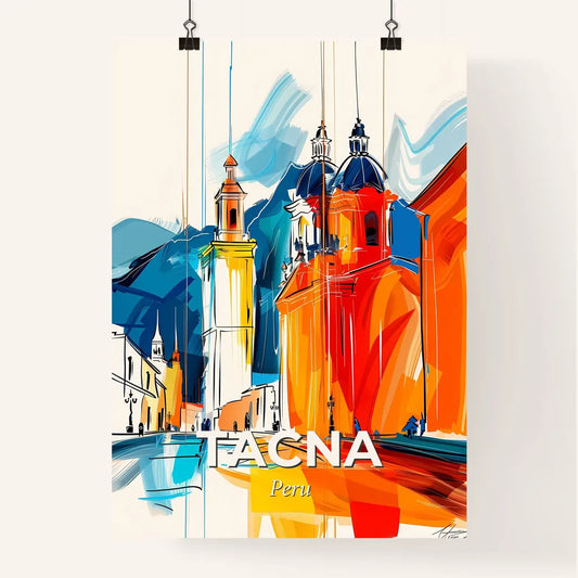 Vibrant Tacna, Peru Poster