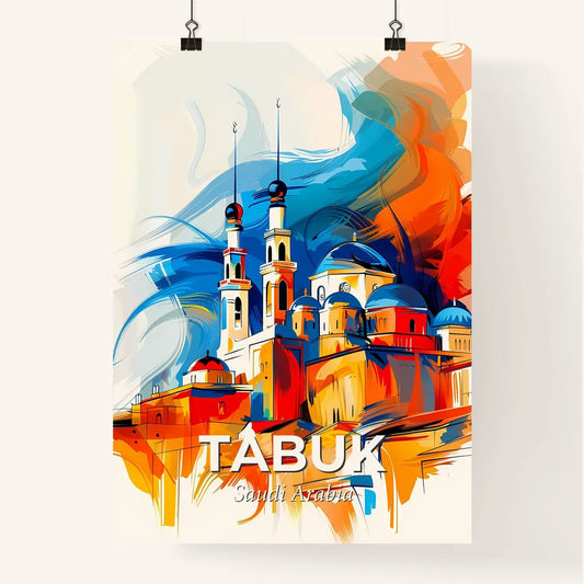 Vibrant Tabuk, Saudi Arabia Poster