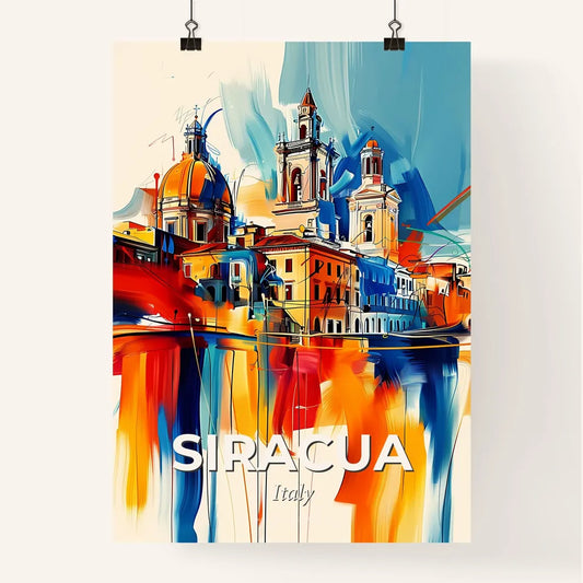 Vibrant Siracua, Italy Poster