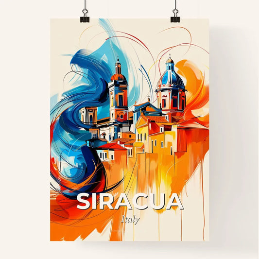 Vibrant Siracua, Italy Poster