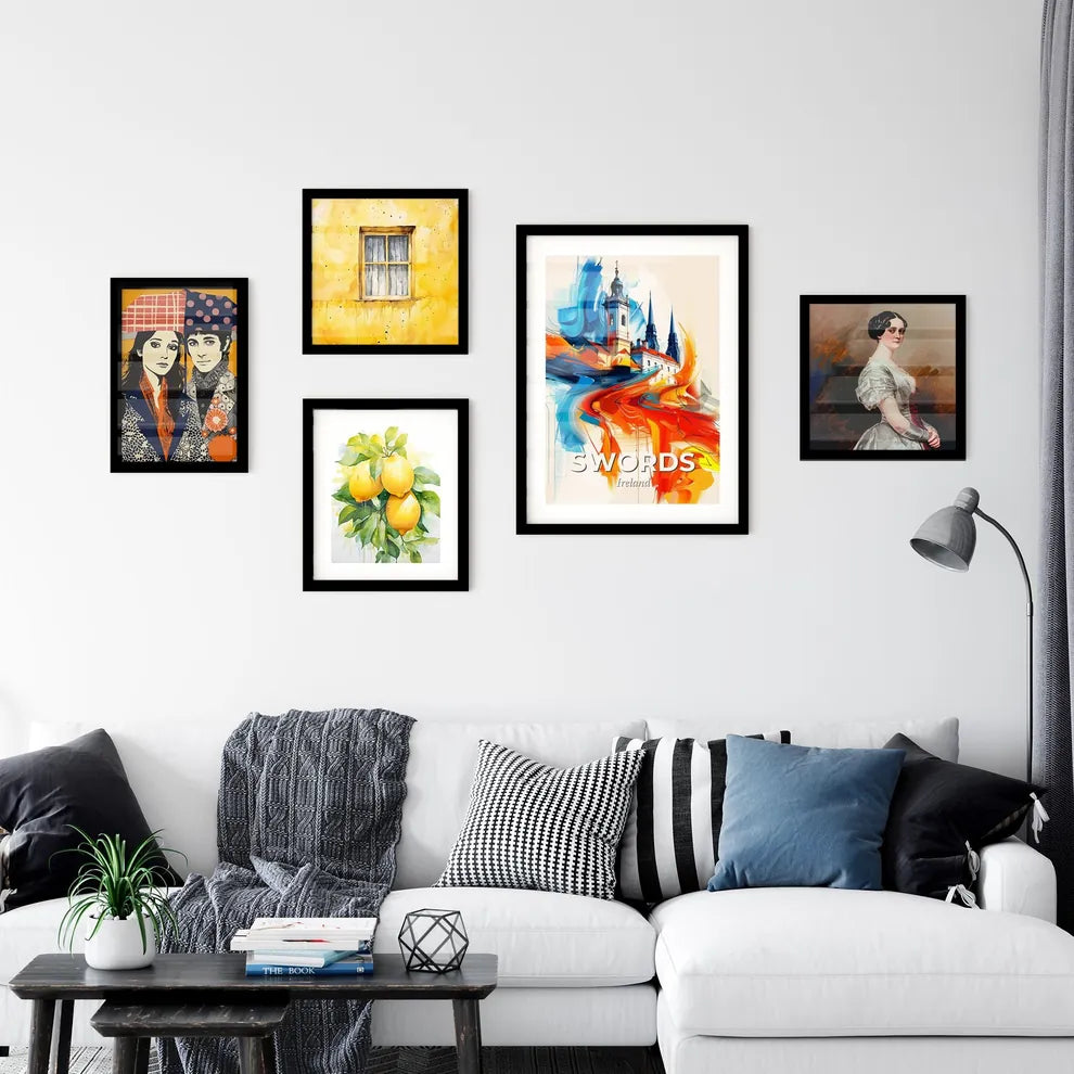 Vibrant Swords, Ireland Wall Art Collection