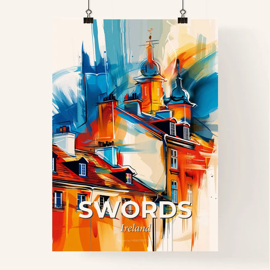 Vibrant Swords, Ireland Poster