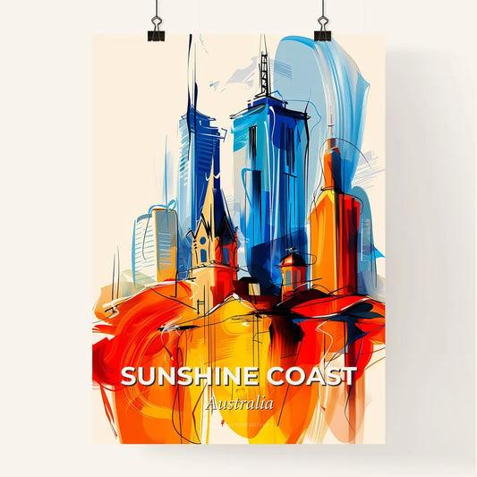 Vibrant Sunshine Coast, Australia Poster