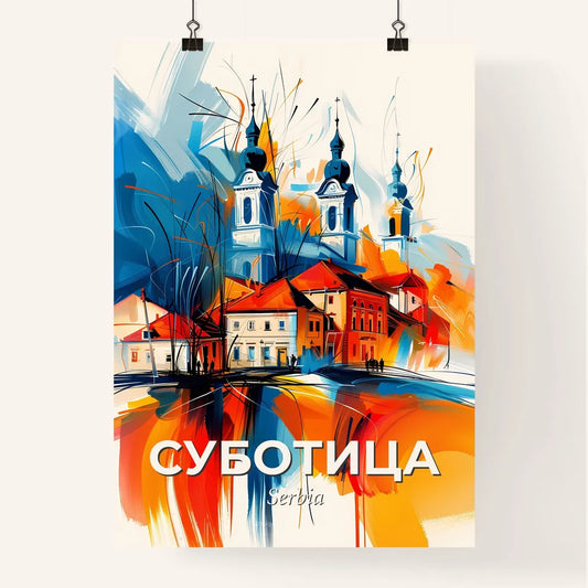 Vibrant Суботица, Serbia Poster