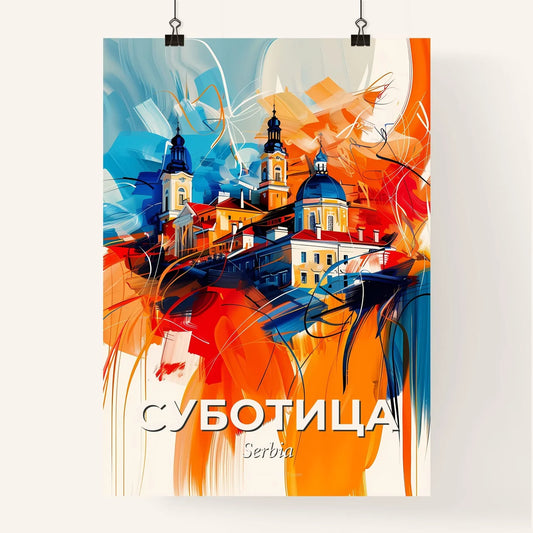 Vibrant Суботица, Serbia Poster