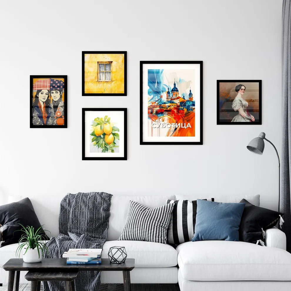 Vibrant Суботица, Serbia Wall Art Collection