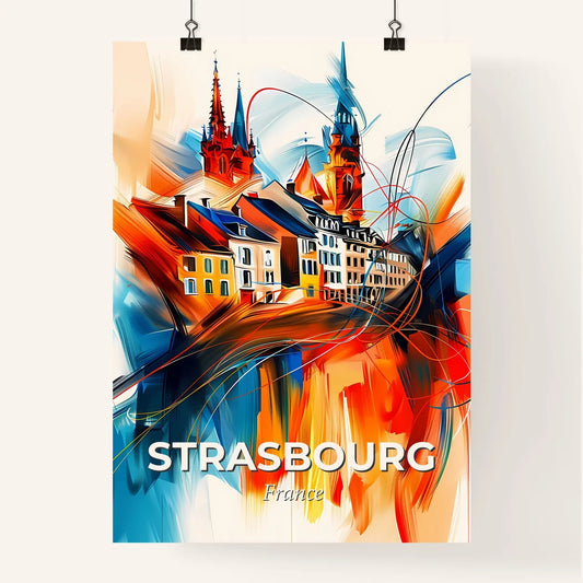 Vibrant Strasbourg, France Poster