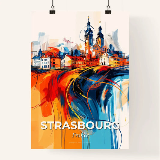 Vibrant Strasbourg, France Poster