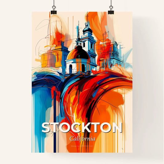 Vibrant Stockton, California Poster