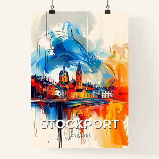 Vibrant Stockport, England Poster