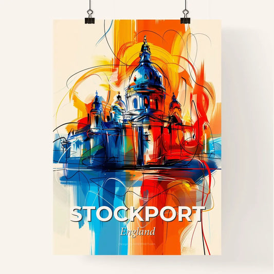 Vibrant Stockport, England Poster