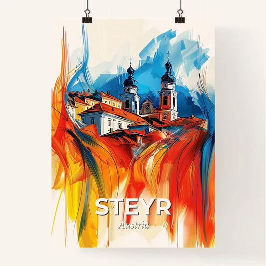 Vibrant Steyr, Austria Poster