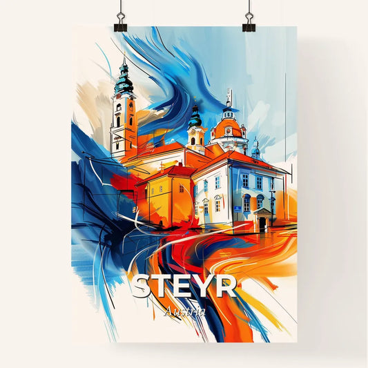 Vibrant Steyr, Austria Poster