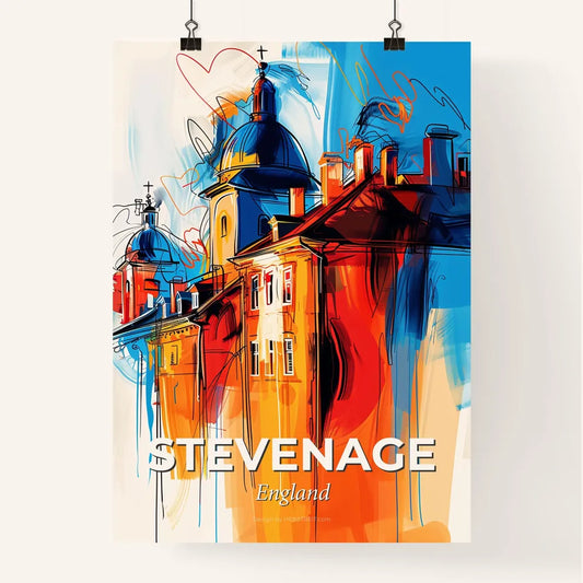 Vibrant Stevenage, England Poster