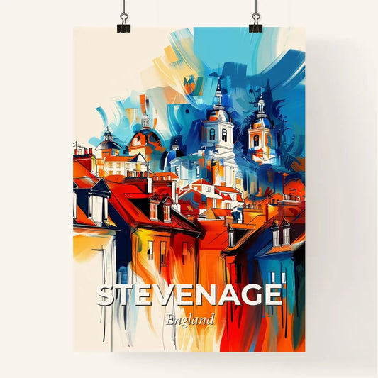 Vibrant Stevenage, England Poster
