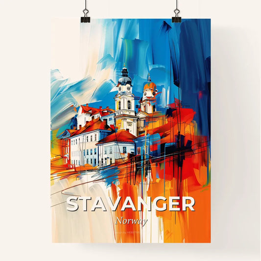 Vibrant Stavanger, Norway Poster