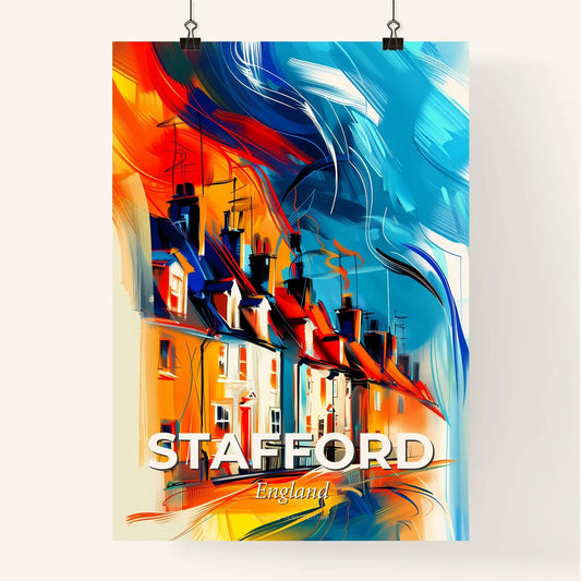 Vibrant Stafford, England Poster
