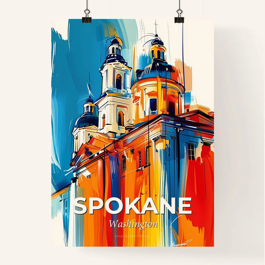 Vibrant Spokane, Washington Poster