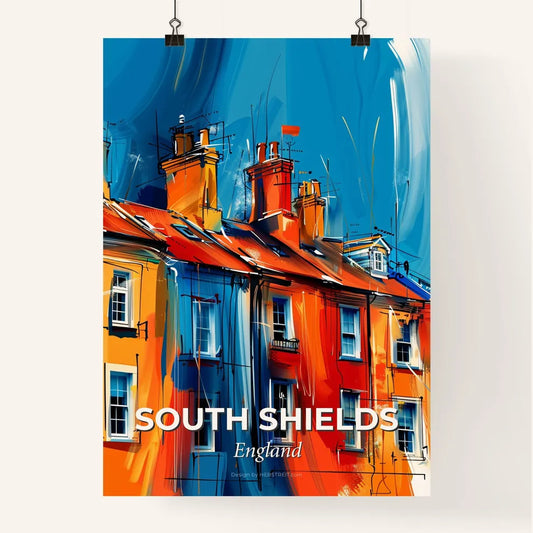 Vibrant South Shields, England Poster