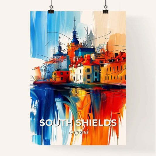 Vibrant South Shields, England Poster