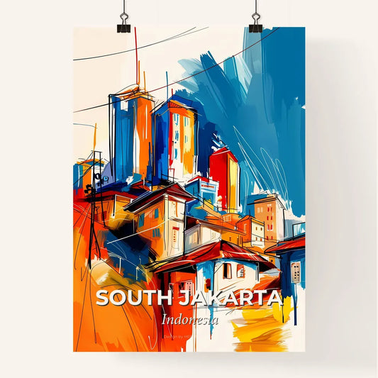 Vibrant South Jakarta, Indonesia Poster