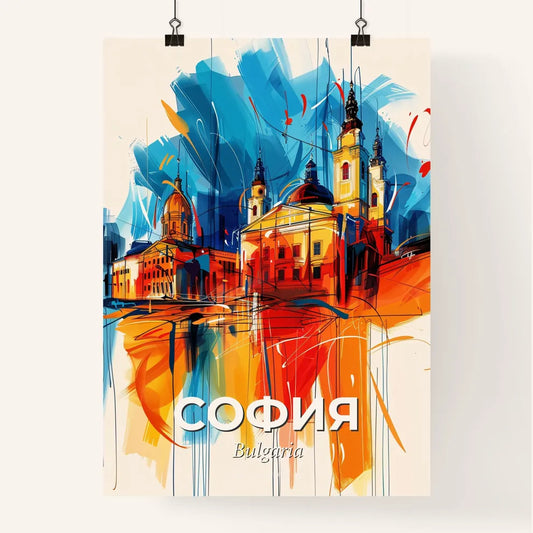 Vibrant София, Bulgaria Poster