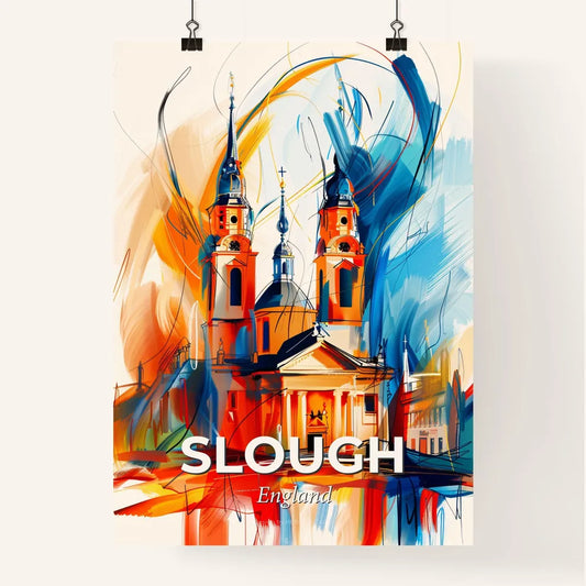 Vibrant Slough, England Poster