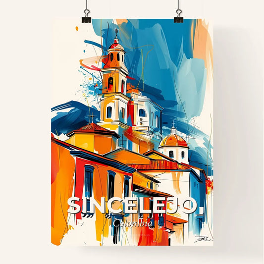 Vibrant Sincelejo, Colombia Poster