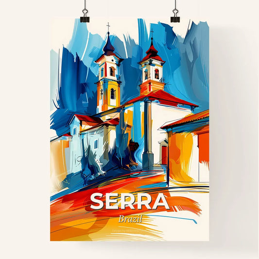 Vibrant Serra, Brazil Poster